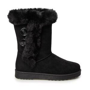 new w box! Faux-Fur Winter Boots, So Women's Abigail, Size 10